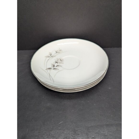 Harmony House Fine China 3504 Harmony Rose Replacement Pieces Saucer Lot of 3 - Picture 8 of 9